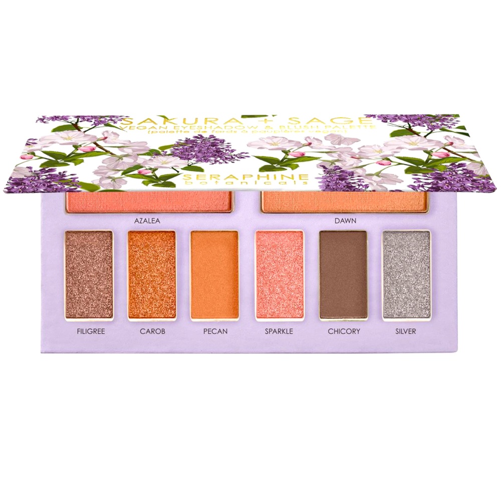 Sakura + Sage - Vegan Eyeshadow & Blush Palette